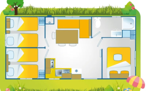 Happy Premium Mobilhome pro max. 6 osob - foto 2