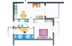 Třípokojové apartmány pro max. 4 osoby v 1. patře - foto 1