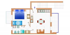 Třípokojové apartmány pro max. 4+1 osob - foto 1